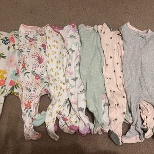 Baby girl 3-6mo cloud island footie pajamas